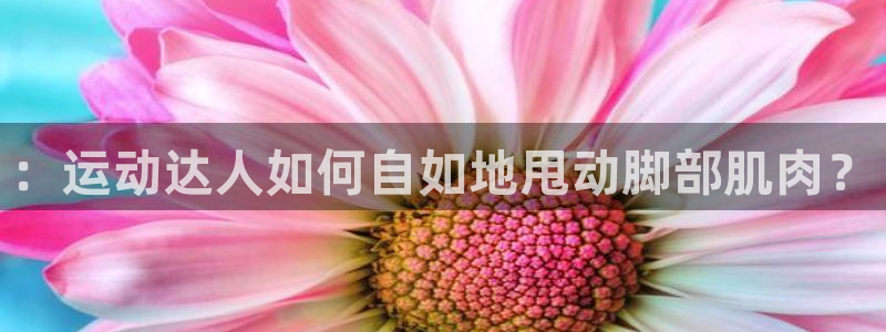 球友体育NBA直播：：运动达人如何自如地甩动脚部肌肉？